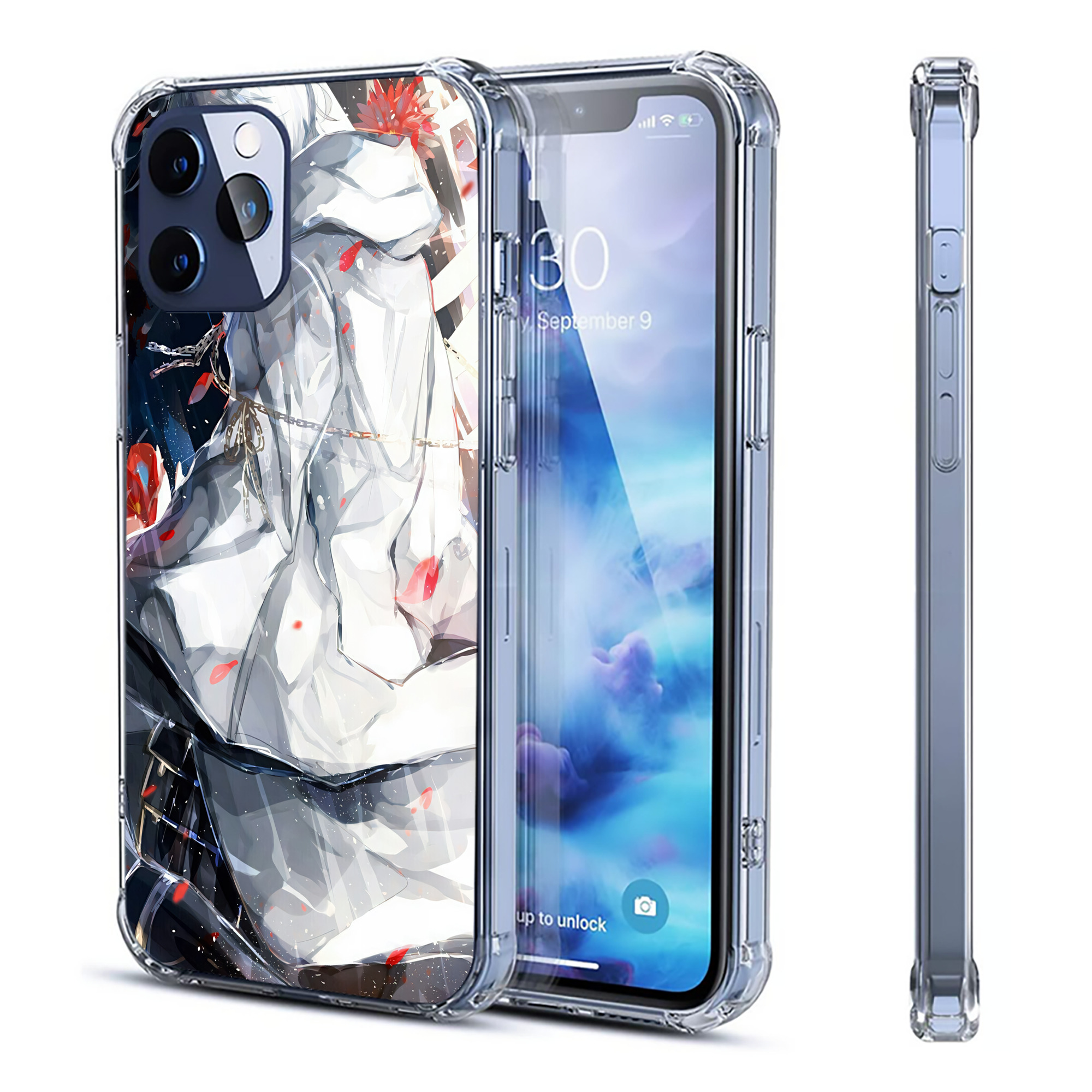 （画像用） 刀剣乱舞 Touken Ranbu 【iPhone 12シリーズ対応】透明スマホケース（クリアソフトケース）